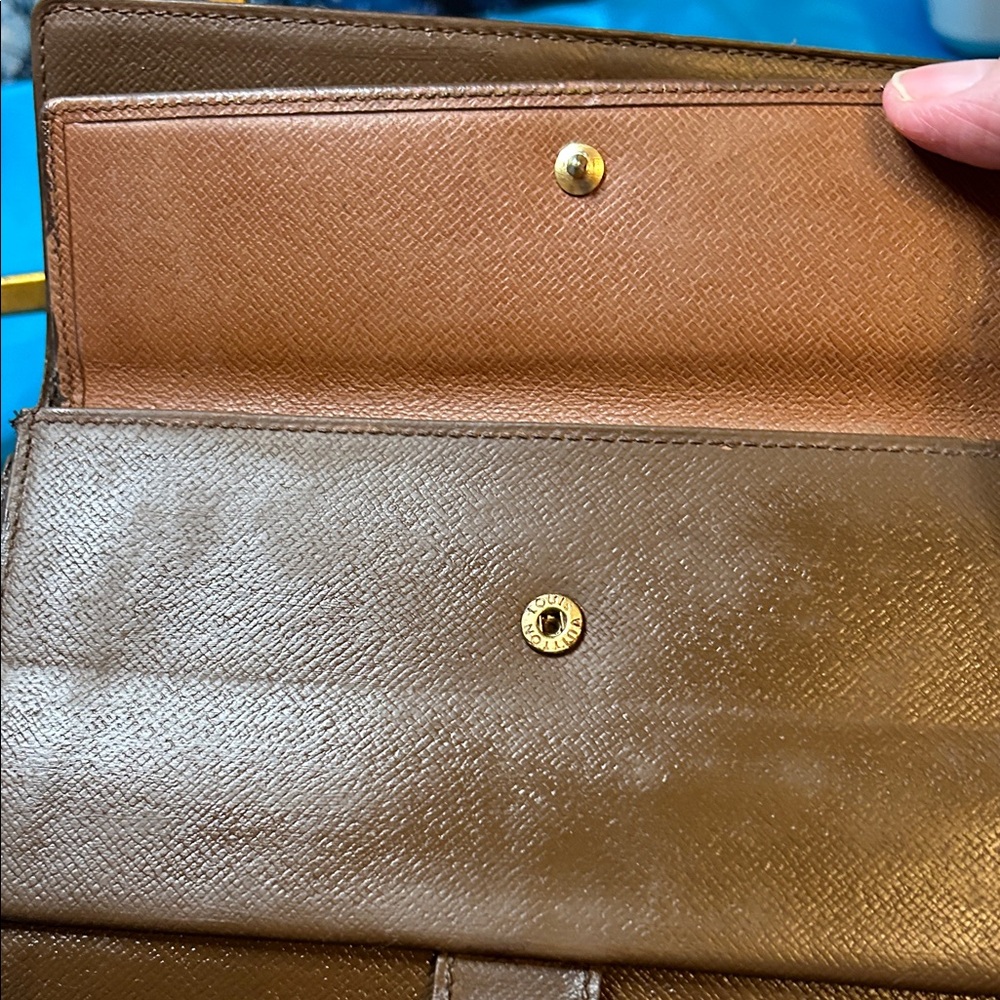 Louis Vuitton Brown Monogram Continental Wallet Very Good Condition - Picture 7 of 15